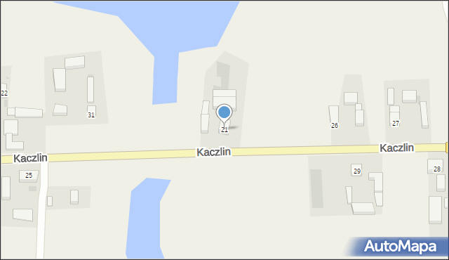 Kaczlin, Kaczlin, 21, mapa Kaczlin