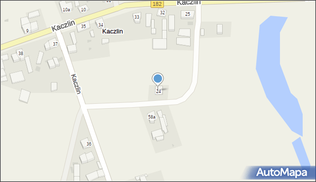 Kaczlin, Kaczlin, 24, mapa Kaczlin