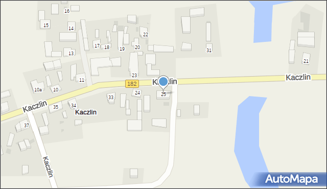 Kaczlin, Kaczlin, 25, mapa Kaczlin