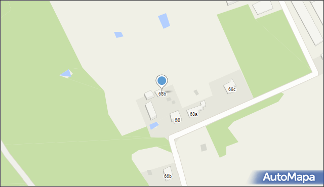 Kaczlin, Kaczlin, 68b, mapa Kaczlin