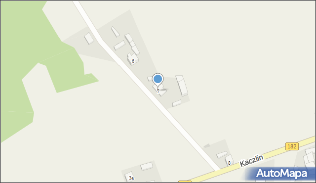 Kaczlin, Kaczlin, 7, mapa Kaczlin