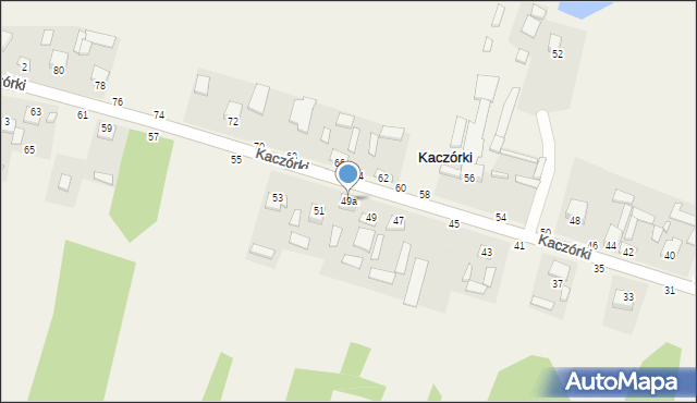 Kaczórki, Kaczórki, 49a, mapa Kaczórki