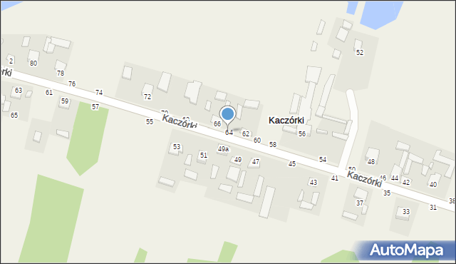 Kaczórki, Kaczórki, 64, mapa Kaczórki