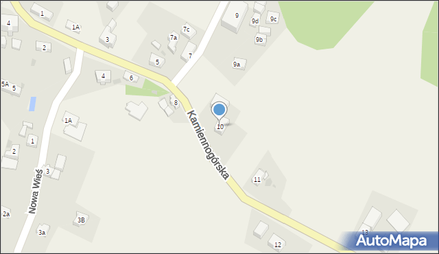 Kaczorów, Kamiennogórska, 10, mapa Kaczorów