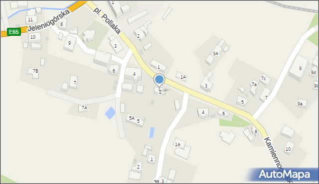 Kaczorów, Kamiennogórska, 2, mapa Kaczorów