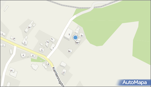 Kaczorów, Kamiennogórska, 9ba, mapa Kaczorów