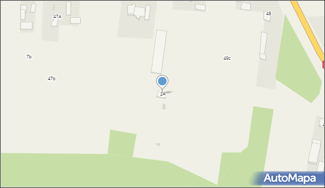 Kaczory, Kaczory, 1A, mapa Kaczory