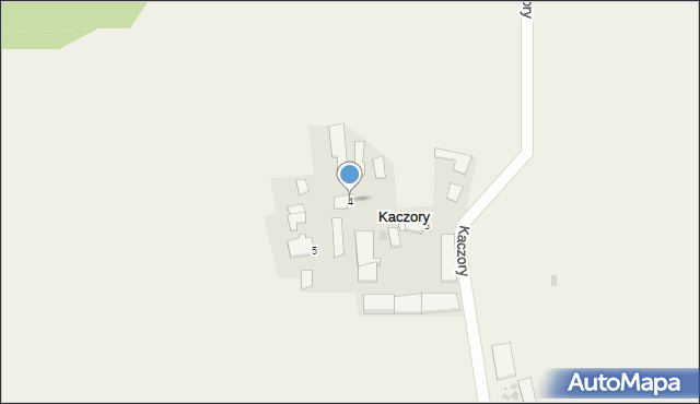 Kaczory, Kaczory, 4, mapa Kaczory