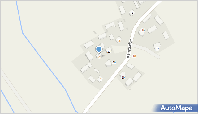 Kaczowice, Kaczowice, 2, mapa Kaczowice