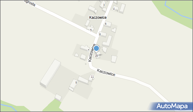 Kaczowice, Kaczowice, 10, mapa Kaczowice