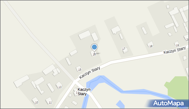 Kaczyn Stary, Kaczyn Stary, 16, mapa Kaczyn Stary