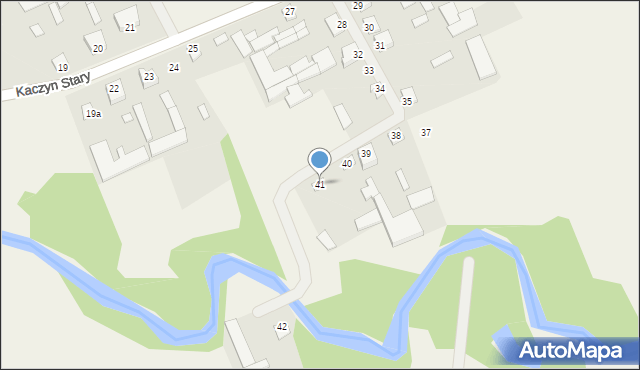 Kaczyn Stary, Kaczyn Stary, 41, mapa Kaczyn Stary