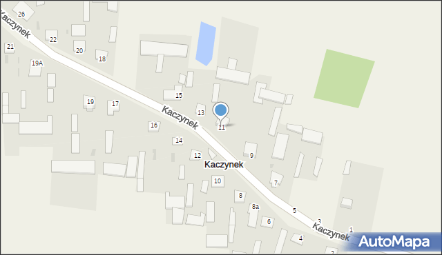 Kaczynek, Kaczynek, 11, mapa Kaczynek