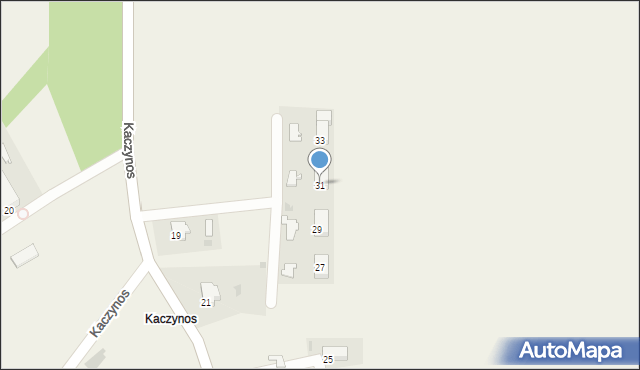 Kaczynos, Kaczynos, 31, mapa Kaczynos