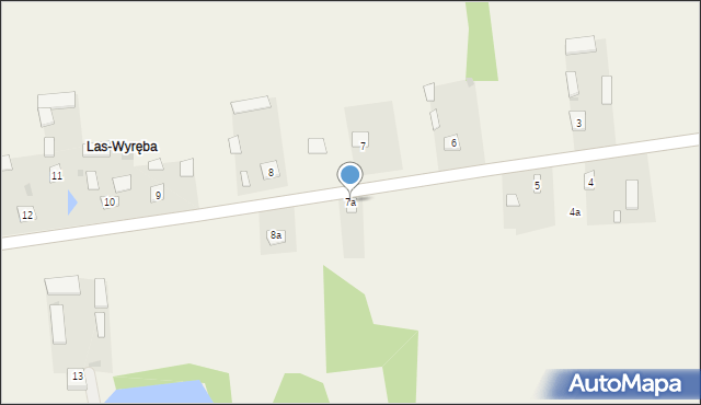 Kadłubska Wola, Kadłubska Wola, 7a, mapa Kadłubska Wola