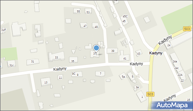 Kadyny, Kadyny, 37A, mapa Kadyny
