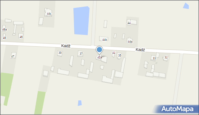 Kadź, Kadź, 41a, mapa Kadź