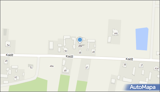Kadź, Kadź, 48a, mapa Kadź