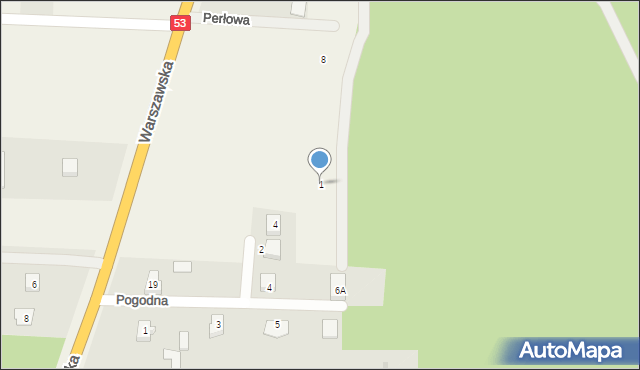 Kadzidło, Kadzidło, 1, mapa Kadzidło