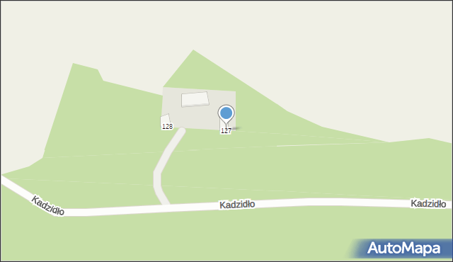 Kadzidło, Kadzidło, 127, mapa Kadzidło