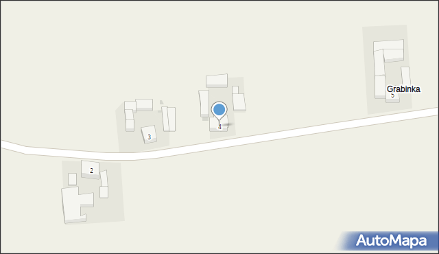 Kadzidłowa, Kadzidłowa-Grabinka, 4, mapa Kadzidłowa