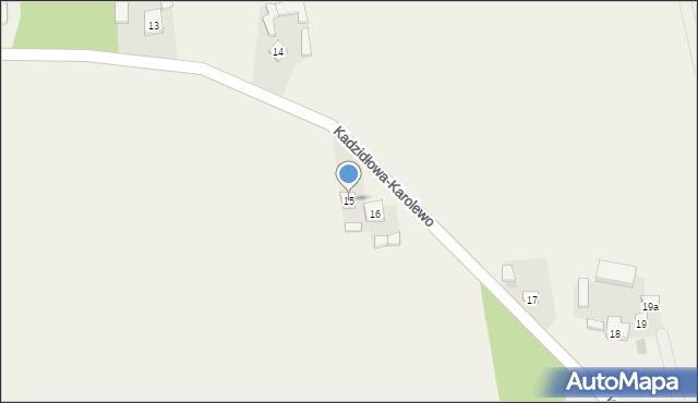 Kadzidłowa, Kadzidłowa-Karolewo, 15, mapa Kadzidłowa