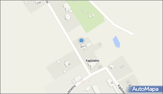 Kądzielno, Kądzielno, 2m, mapa Kądzielno