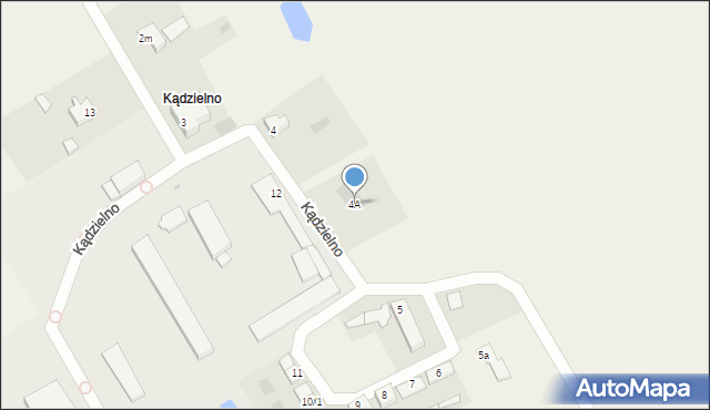 Kądzielno, Kądzielno, 4A, mapa Kądzielno