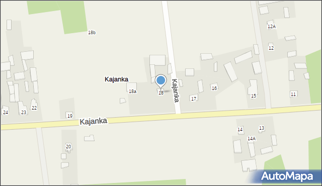 Kajanka, Kajanka, 18, mapa Kajanka