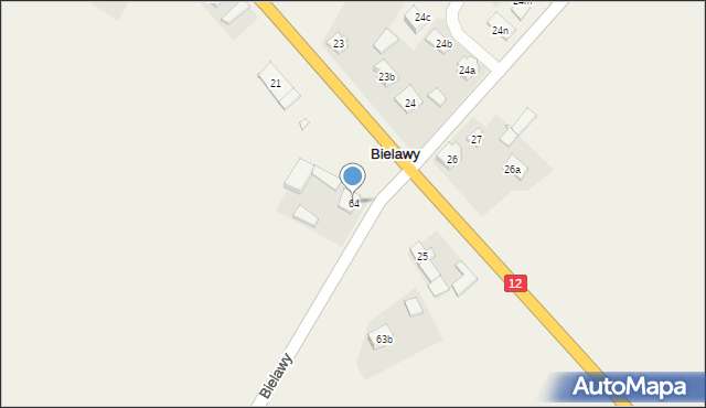 Kajew, Kajew, 64, mapa Kajew