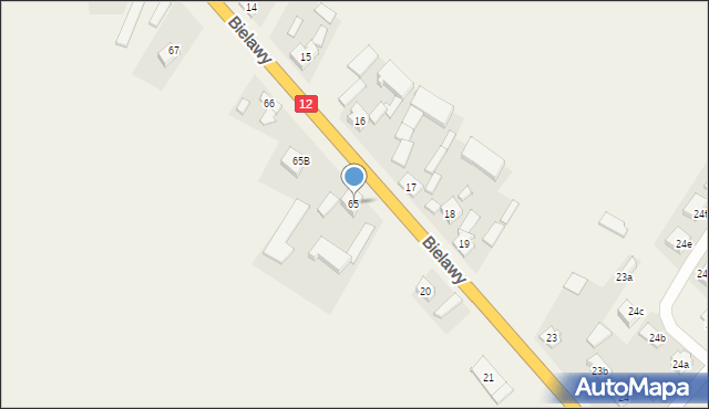 Kajew, Kajew, 65, mapa Kajew