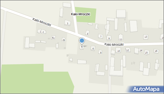 Kaki-Mroczki, Kaki-Mroczki, 5, mapa Kaki-Mroczki