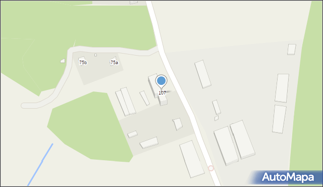 Kąkolewo, Kąkolewo, 107, mapa Kąkolewo