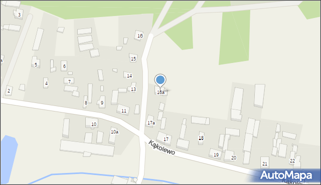 Kąkolewo, Kąkolewo, 16a, mapa Kąkolewo