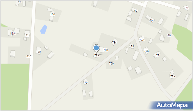 Kąkolewo, Kąkolewo, 78a, mapa Kąkolewo