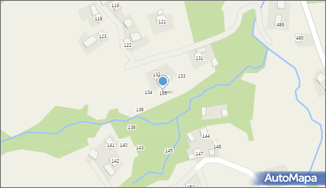 Kąkolówka, Kąkolówka, 135, mapa Kąkolówka