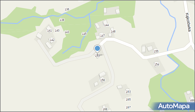 Kąkolówka, Kąkolówka, 153, mapa Kąkolówka