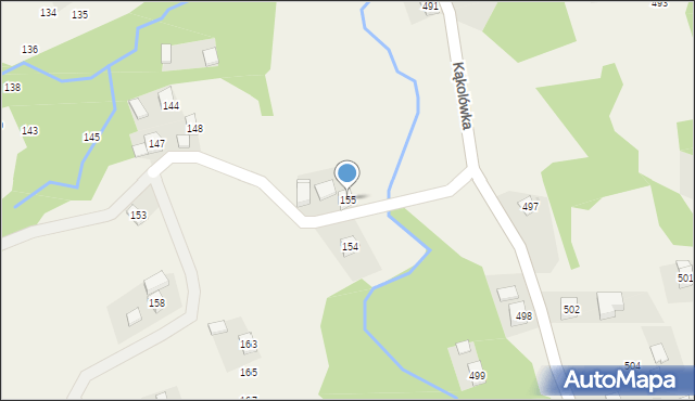 Kąkolówka, Kąkolówka, 155, mapa Kąkolówka