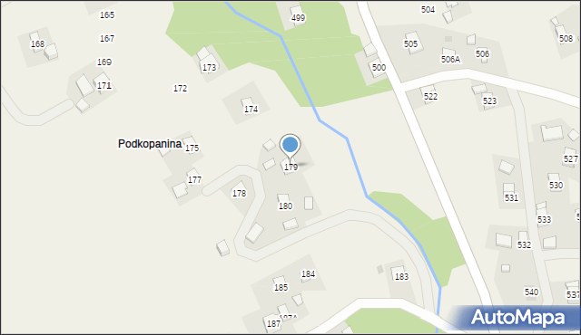 Kąkolówka, Kąkolówka, 179, mapa Kąkolówka