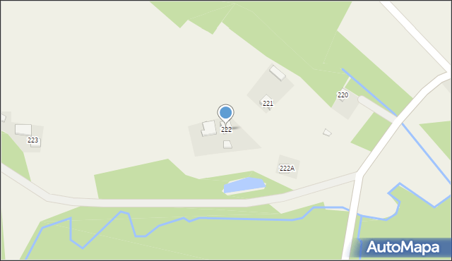 Kąkolówka, Kąkolówka, 222, mapa Kąkolówka