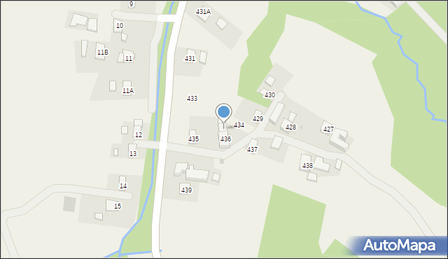 Kąkolówka, Kąkolówka, 436a, mapa Kąkolówka