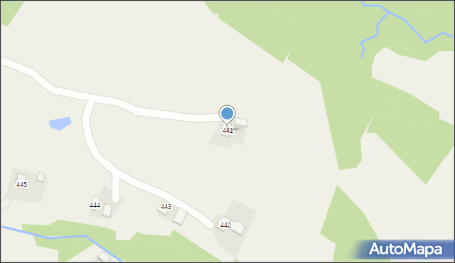 Kąkolówka, Kąkolówka, 441, mapa Kąkolówka