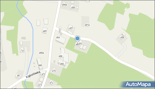 Kąkolówka, Kąkolówka, 463, mapa Kąkolówka