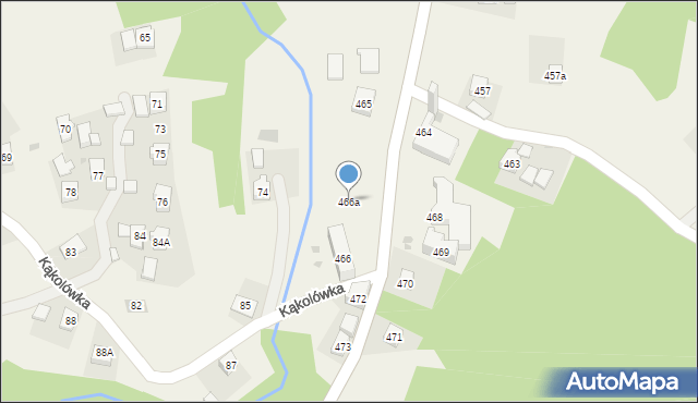Kąkolówka, Kąkolówka, 466a, mapa Kąkolówka