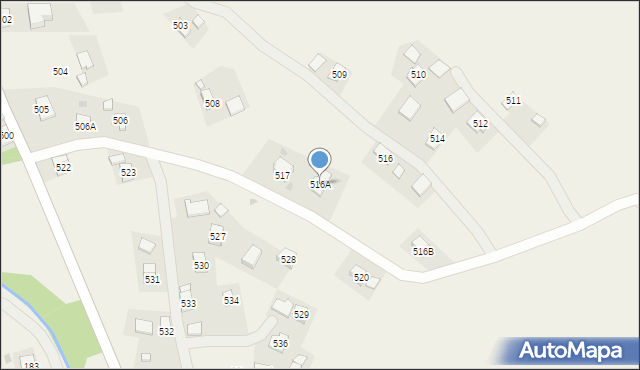 Kąkolówka, Kąkolówka, 516A, mapa Kąkolówka