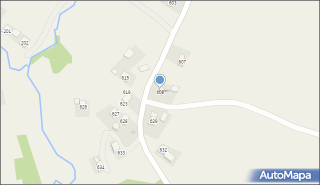 Kąkolówka, Kąkolówka, 608, mapa Kąkolówka