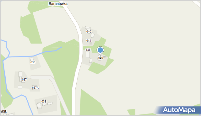 Kąkolówka, Kąkolówka, 649, mapa Kąkolówka