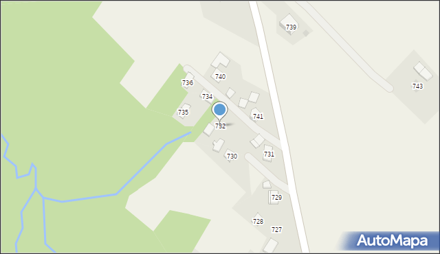 Kąkolówka, Kąkolówka, 732, mapa Kąkolówka