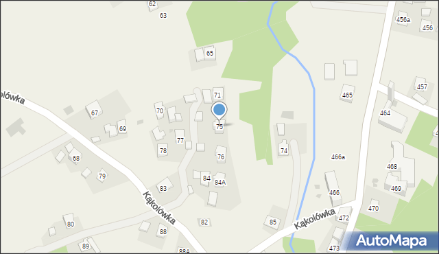 Kąkolówka, Kąkolówka, 75, mapa Kąkolówka