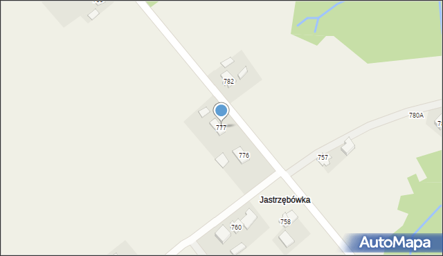 Kąkolówka, Kąkolówka, 777, mapa Kąkolówka